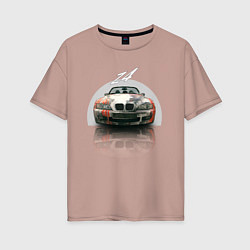 Женская футболка оверсайз Немецкий люксовый автомобиль BMW Z4