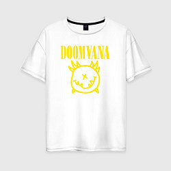 Футболка оверсайз женская Doomvana, цвет: белый