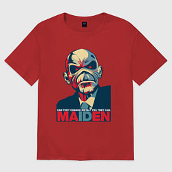 Женская футболка оверсайз They can change metal