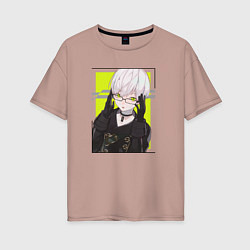 Женская футболка оверсайз Андройд 9S