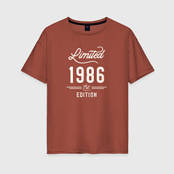 Женская футболка оверсайз 1986 ограниченный выпуск