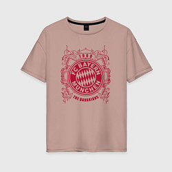 Женская футболка оверсайз Мюнхенская Бавария