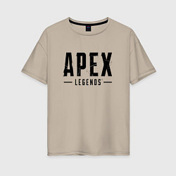 Женская футболка оверсайз Apex Legends логотип