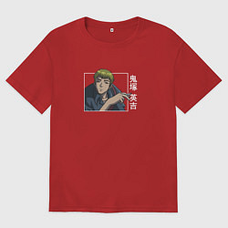 Футболка оверсайз женская Эйкити, цвет: красный