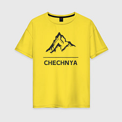 Женская футболка оверсайз Чечня Россия
