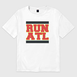Женская футболка оверсайз Run Atlanta Hawks