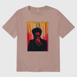 Женская футболка оверсайз Blinded by the lights