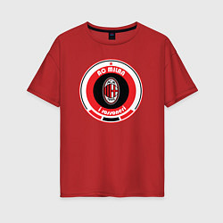 Женская футболка оверсайз AC Milan 1899