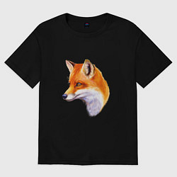 Женская футболка оверсайз Лисичка красавица