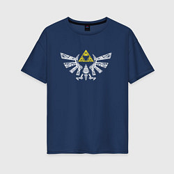 Женская футболка оверсайз The Legend of Zelda - znak
