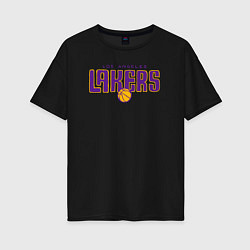 Женская футболка оверсайз Team Lakers