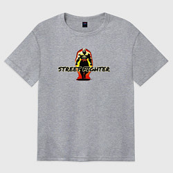 Женская футболка оверсайз Street Fighter