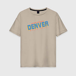 Женская футболка оверсайз Denver west