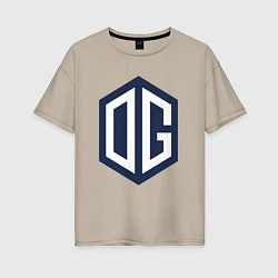 Женская футболка оверсайз OG logo