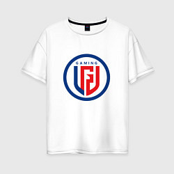 Женская футболка оверсайз PSG LGD logo