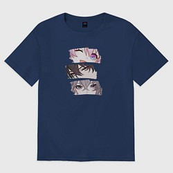 Женская футболка оверсайз Любимые персонажи Honkai