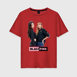 Женская футболка оверсайз Blackpink kpop