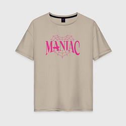 Женская футболка оверсайз Maniac - stray kids