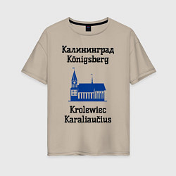 Женская футболка оверсайз Калининград