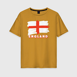 Женская футболка оверсайз England trip