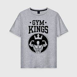 Женская футболка оверсайз Gym kings