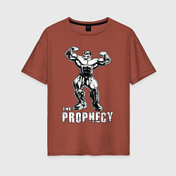 Женская футболка оверсайз The prophecy
