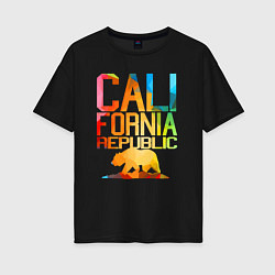Женская футболка оверсайз Republic California