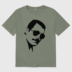 Женская футболка оверсайз Queen head