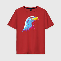 Футболка оверсайз женская Орел WPAP, цвет: красный
