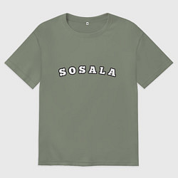 Женская футболка оверсайз Sosala