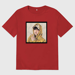 Женская футболка оверсайз Хан Джи Сон - Stray Kids