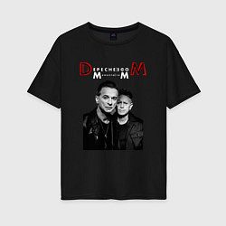 Женская футболка оверсайз Depeche Mode 2023 Memento Mori - Dave & Martin 09