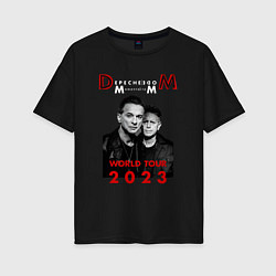 Женская футболка оверсайз Depeche Mode 2023 Memento Mori - Dave & Martin 09