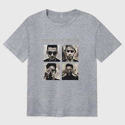 Женская футболка оверсайз Depeche Mode - Violator Live 01