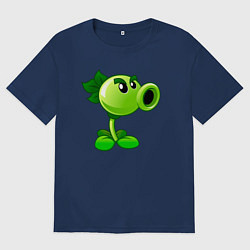 Женская футболка оверсайз Повторитель горохострел