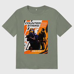 Женская футболка оверсайз КС 2 Азимов