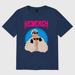 Женская футболка оверсайз Кен и Барби