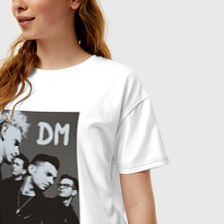 Футболка оверсайз женская Depeche Mode 90 Violator, цвет: белый — фото 2