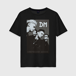 Футболка оверсайз женская Depeche Mode 90 Violator, цвет: черный