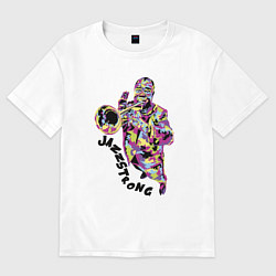 Женская футболка оверсайз Jazzstrong