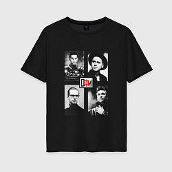 Футболка оверсайз женская Depeche Mode - 101 For The Masses, цвет: черный