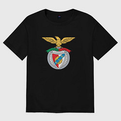 Футболка оверсайз женская Benfica club, цвет: черный
