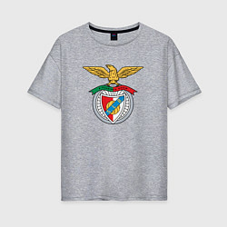 Женская футболка оверсайз Benfica club