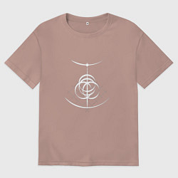 Женская футболка оверсайз Логотип Elden Ring арт