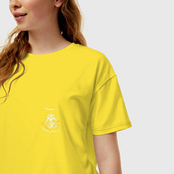Футболка оверсайз женская Логотип Elden Ring арт - мини, цвет: желтый — фото 2
