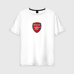 Женская футболка оверсайз Arsenal fc sport club