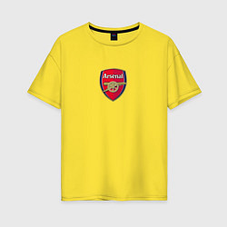 Женская футболка оверсайз Arsenal fc sport club