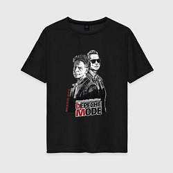 Женская футболка оверсайз Depeche Mode - Memento Mori in Mexico