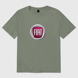 Футболка оверсайз женская Fiat Italy, цвет: авокадо