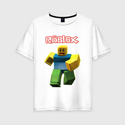 Женская футболка оверсайз Roblox бегущий персонаж